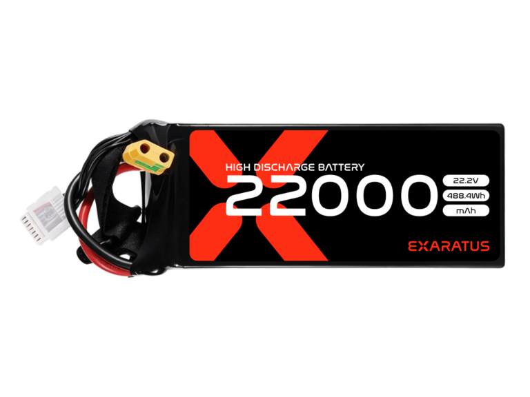 Exaratus 6S1P 22.2V 22000mAh 5C Semi-Solid NMC Drone Battery