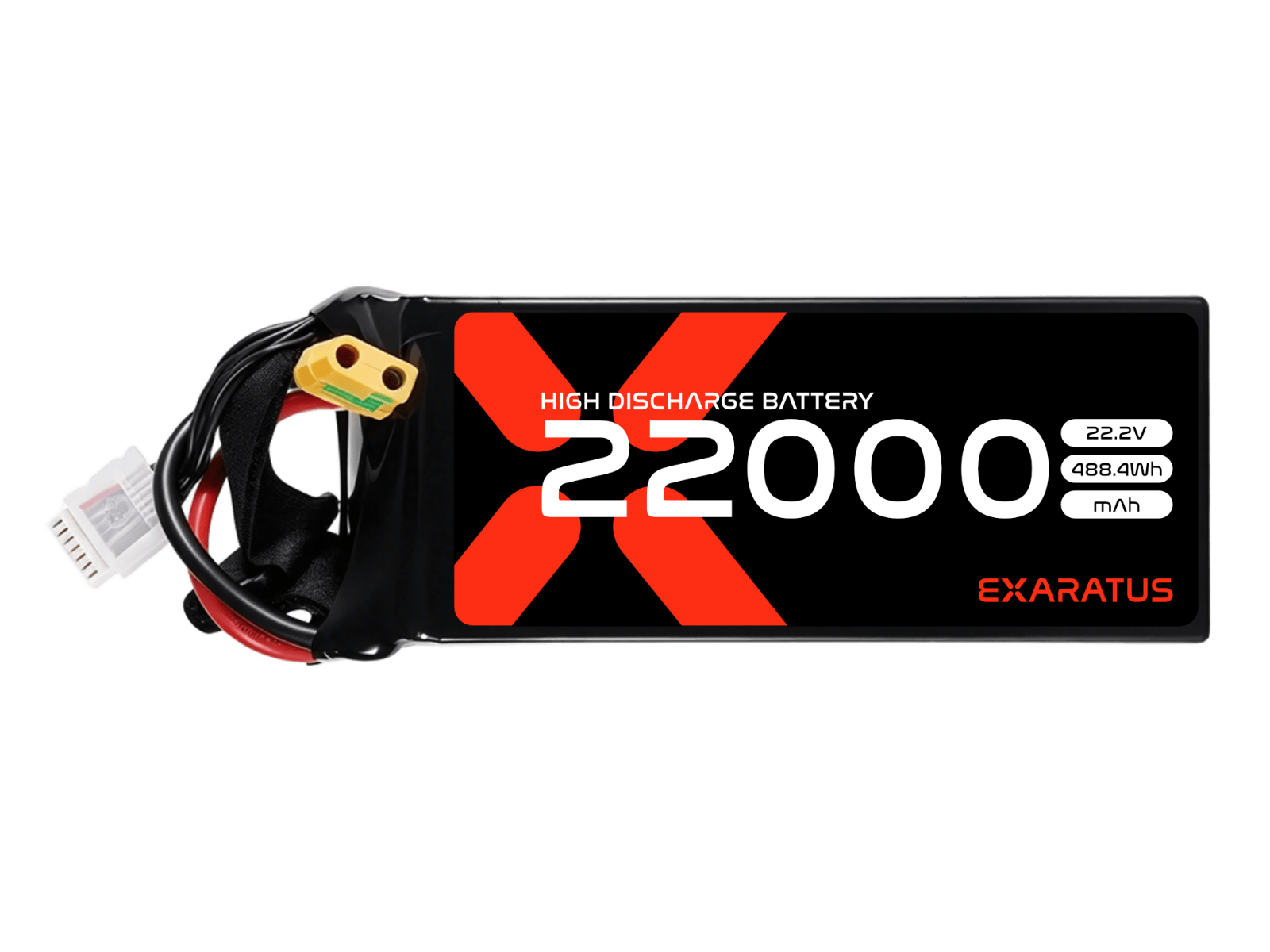 Exaratus 6S1P 22.2V 22000mAh 5C Semi-Solid NMC Drone Battery EXHD6S22A1